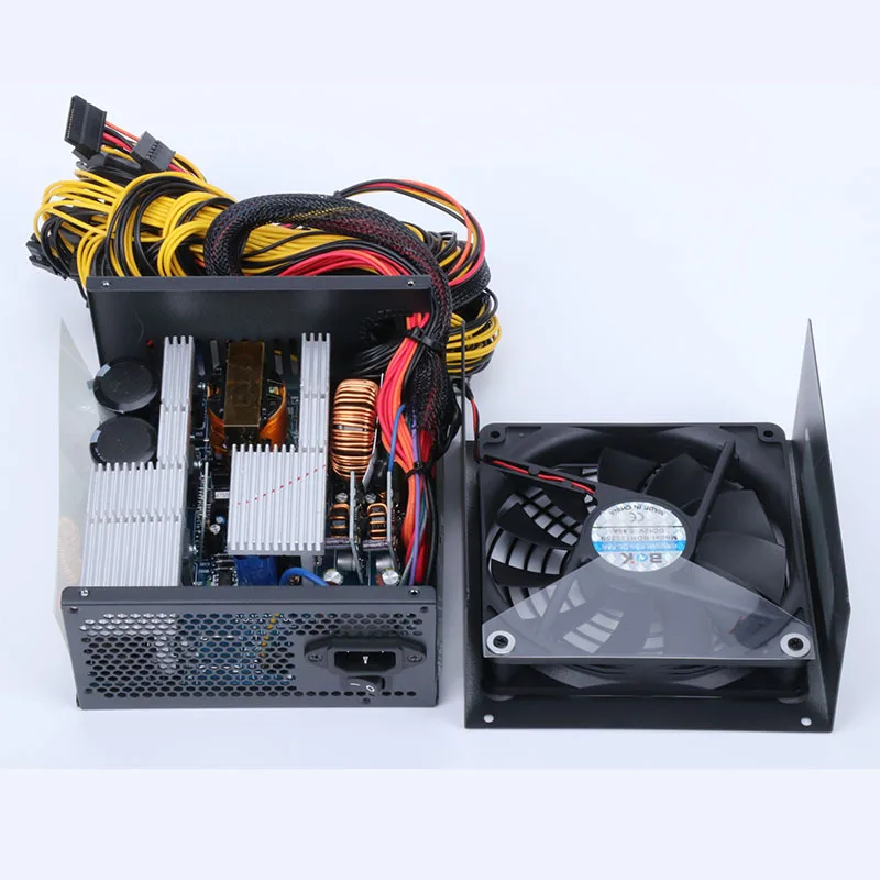  2600W Rated PC Power Supply 2400W Computer 8 GPU Server for Crypto-mining Rendering Equipment (8PIN+6PIN) *3 (3).jpg