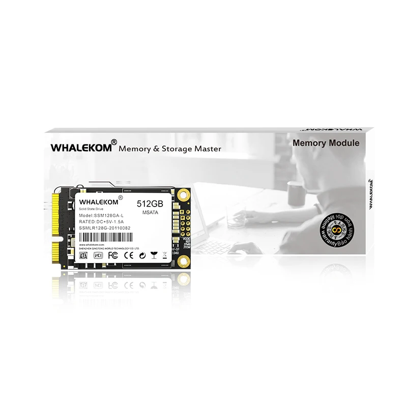 Whalekom быстрая скорость мини SSD 128 ГБ 256 512 1 ТБ внутренняя mSATA жесткий диск для ноутбука