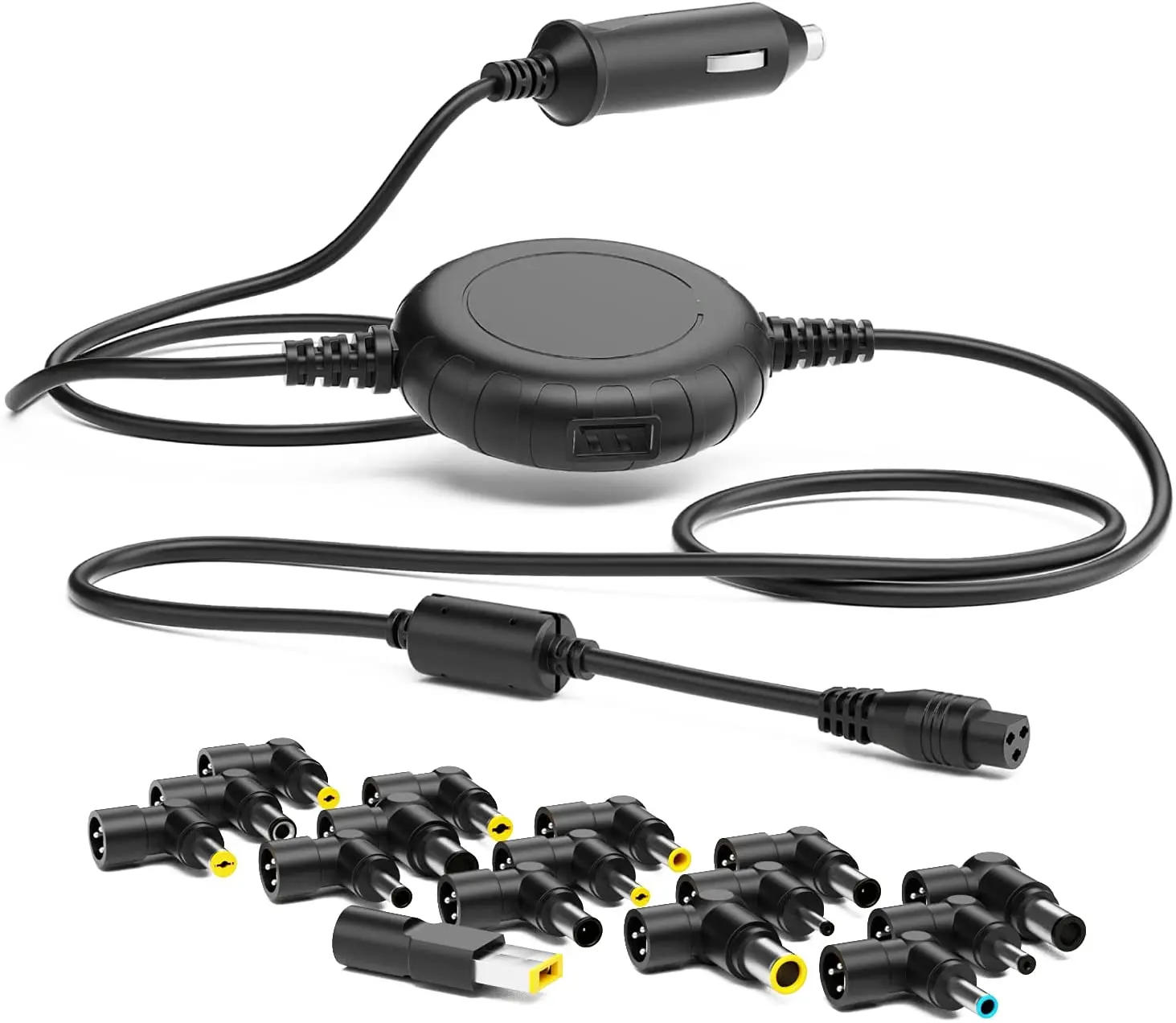 Universal 100W DC Car Charger Power Adapter FOR Dell Hp Toshiba Sony and Acer Laptop Notebook Computer