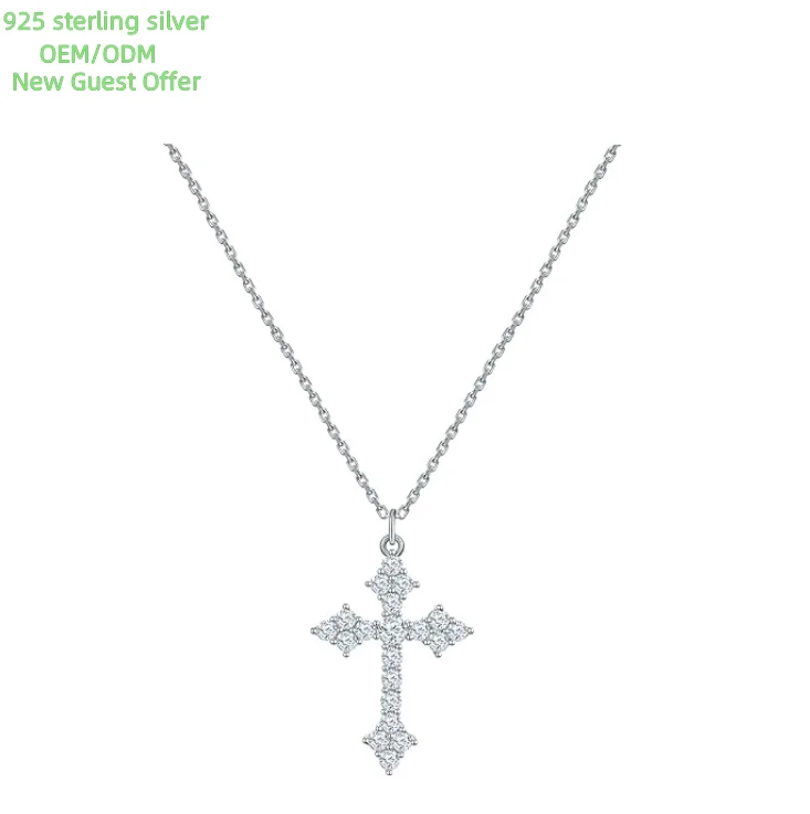 Hot sales Silver Cross Necklace for Women  Cross, Christmas Birthday Gifts for Women Girls