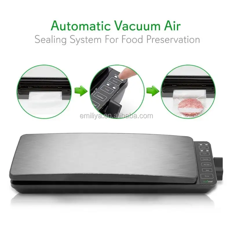 
Super Suction Double Pump Household Automatic Food Saver Dry Moist Vacuum packer 