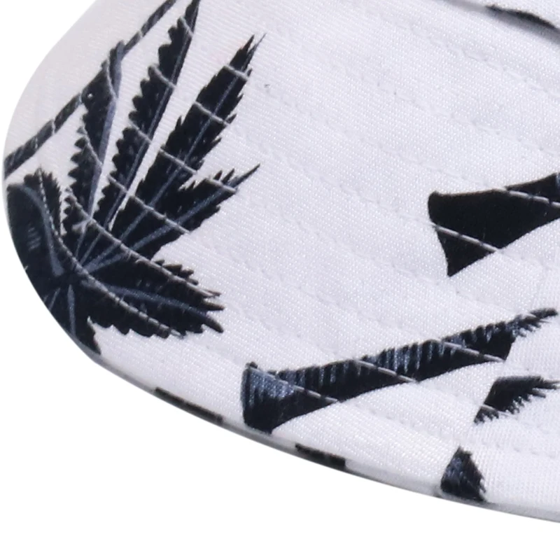 Custom Fisherman 100% Cotton Printed Short Brim Fashion Australian White Bucket Hat