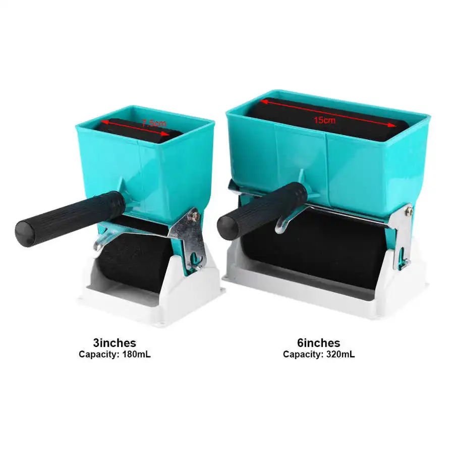 Glue Applicator 180mL/320mL Portable Handheld Applicator Roller Manual Gluer Tool for Woodworking Painting Tool Buckets