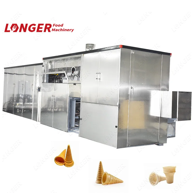 Waffer cone production line|Waffer cone baking and making machine