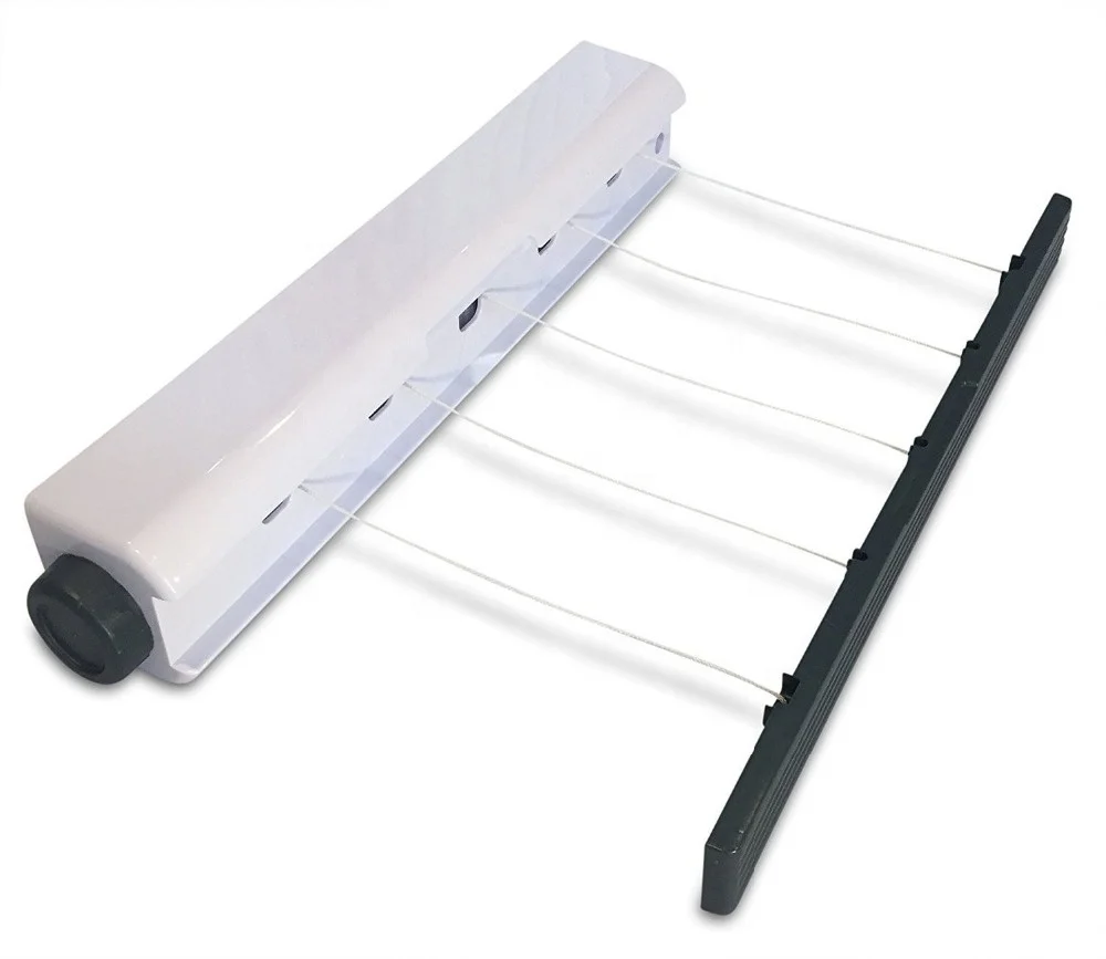 5 Line 21m Drying Space Retractable Clothesline Clothes Drying Folding Clothes Hanger