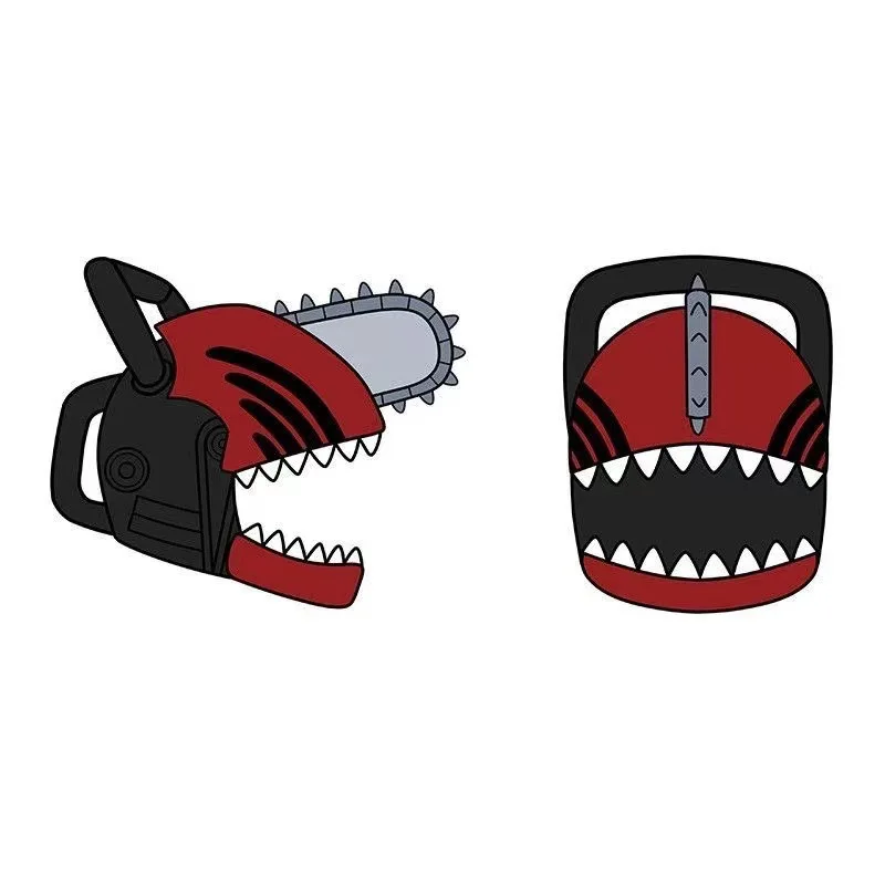 Anime Chainsaw Man Plush Pochita Denji Cosplay Headgear Helmet Doll Toy Halloween Masquerade Party Carnival Props Xmas Gift