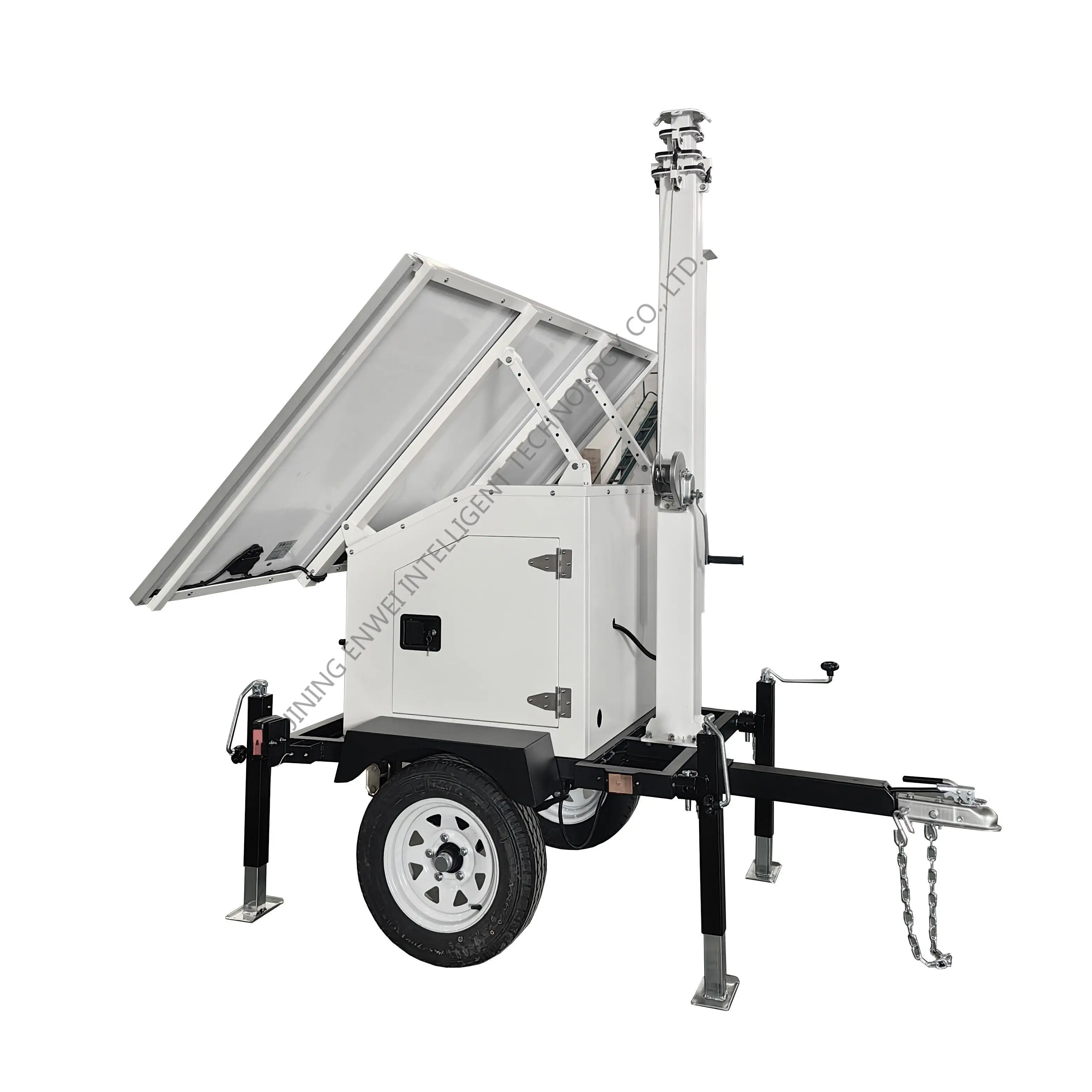 cctv camera solar camera surveillance trailer