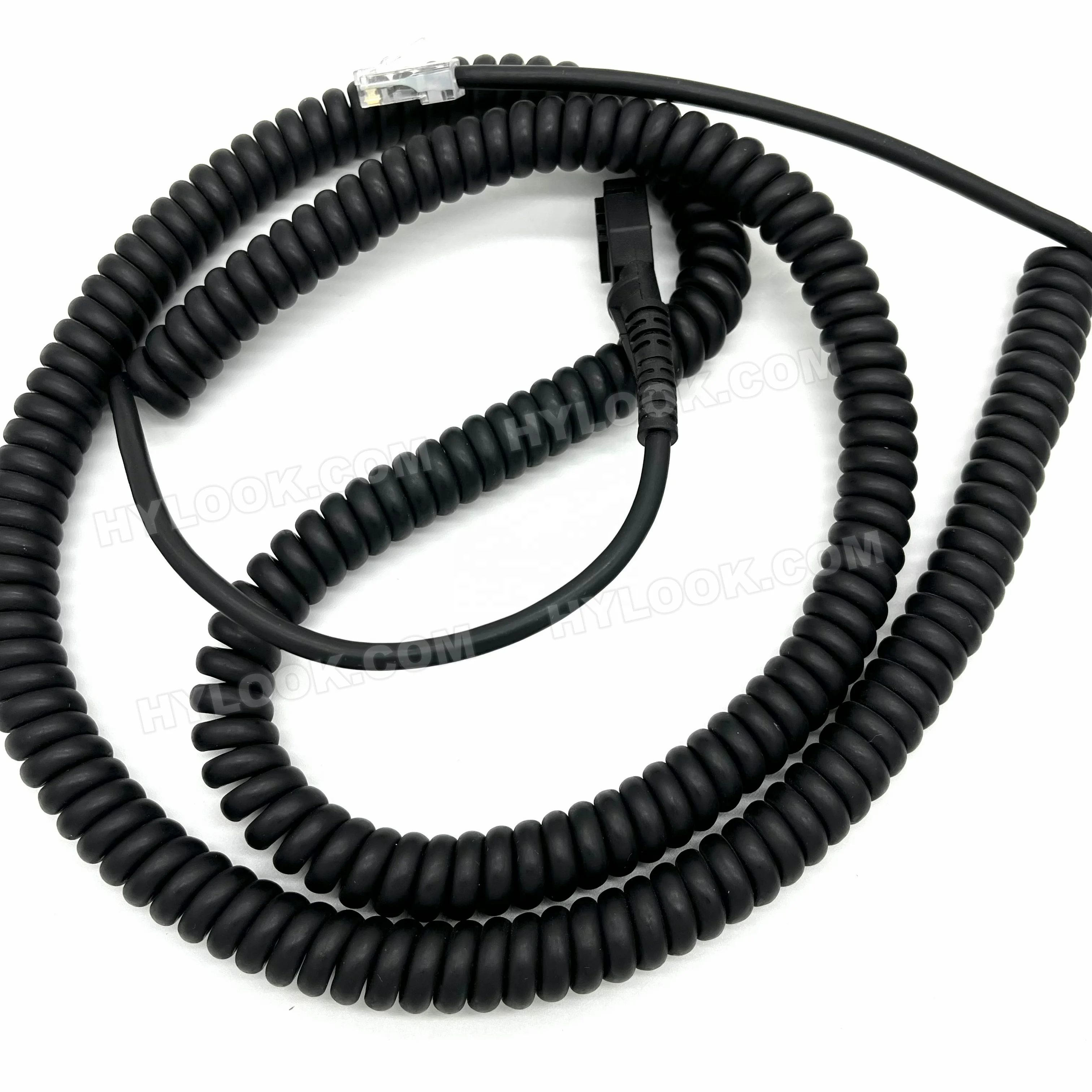 Vx805/Vx820 pinpad to Vx520 RJ45 6ft. LONG COILED cable CBL282-036-01-A