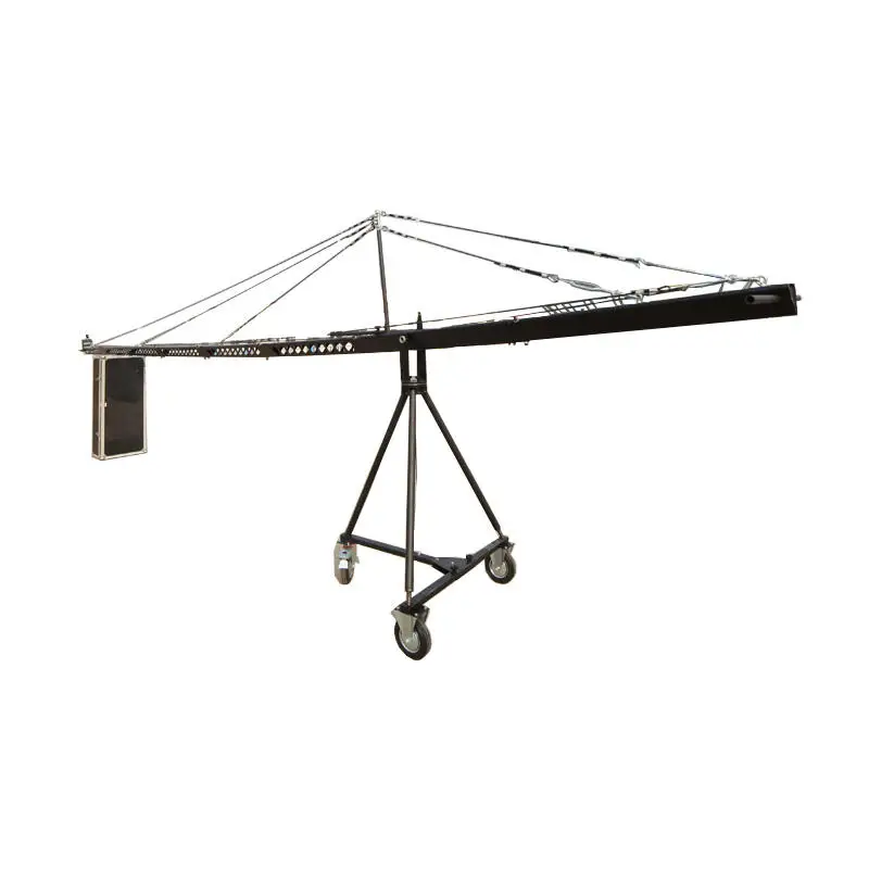 Professional Heavy Duty 10 Meters 130mm Triangle Rocker Arm Video Jib Camera Crane