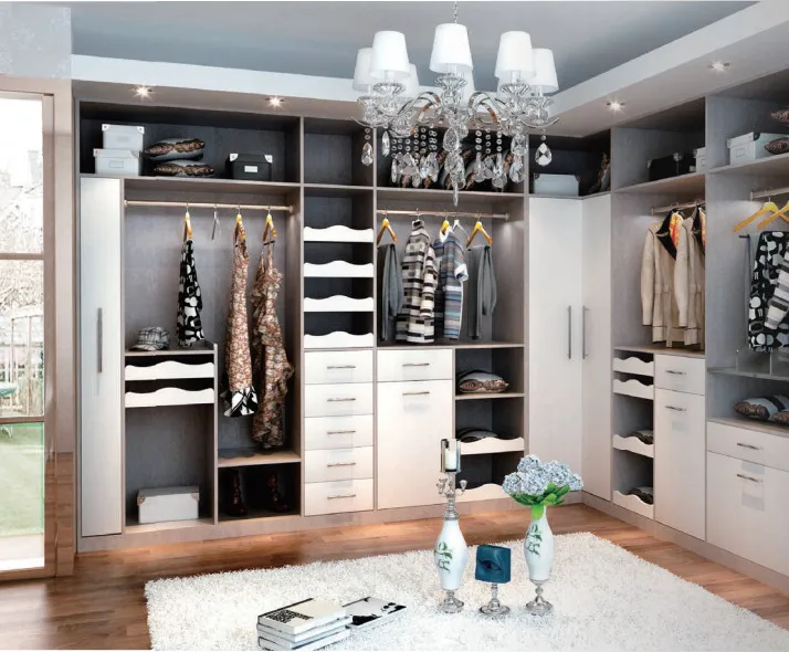 Exquisite Walk-in Wardrobe custom-made closet sets modern luxury dressing room