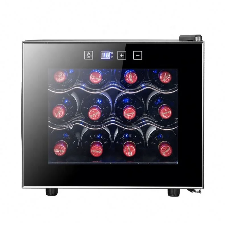 Factory wholesale 48 bottles compressor cooling display refrigerated wine cabinet cellar fridge