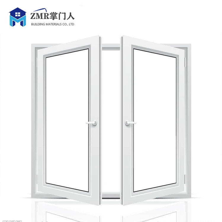 Современные виниловые двери и окна, черный профиль, поставщик НПВХ, двойное стекло НПВХ