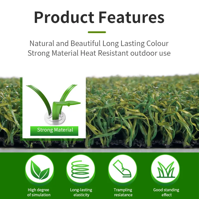 L013-3S-16 30mm field grass dark green turf grass professional outdoor soccer artificial sports flooring
