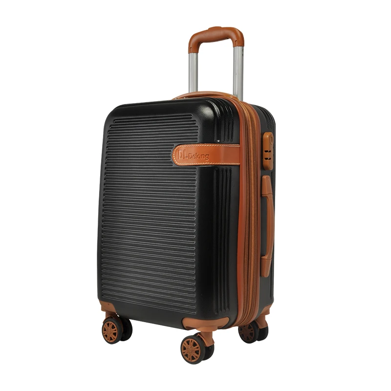 
ABS+PC luggage sets hard shell 3 pcs travel troller luggage 4 spinner casters suitcase ABS cabin trolley luggage 