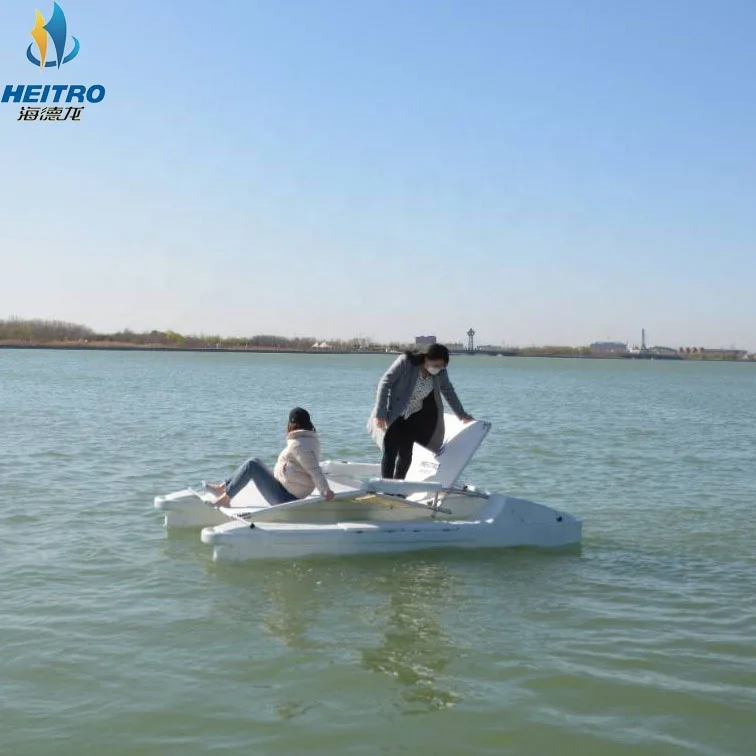 Water Fun Sport  Equipment PE Electrically Powered Catamaran.Boat