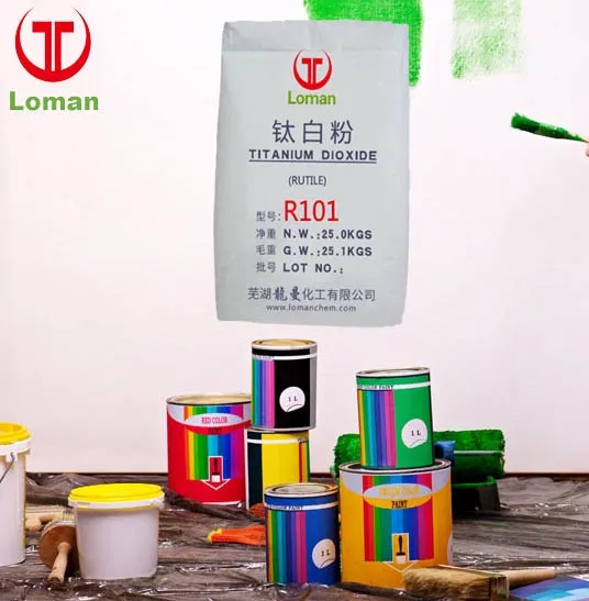 Белый порошок диоксида титана Rutile R101 TiO2 для краски/покрытий