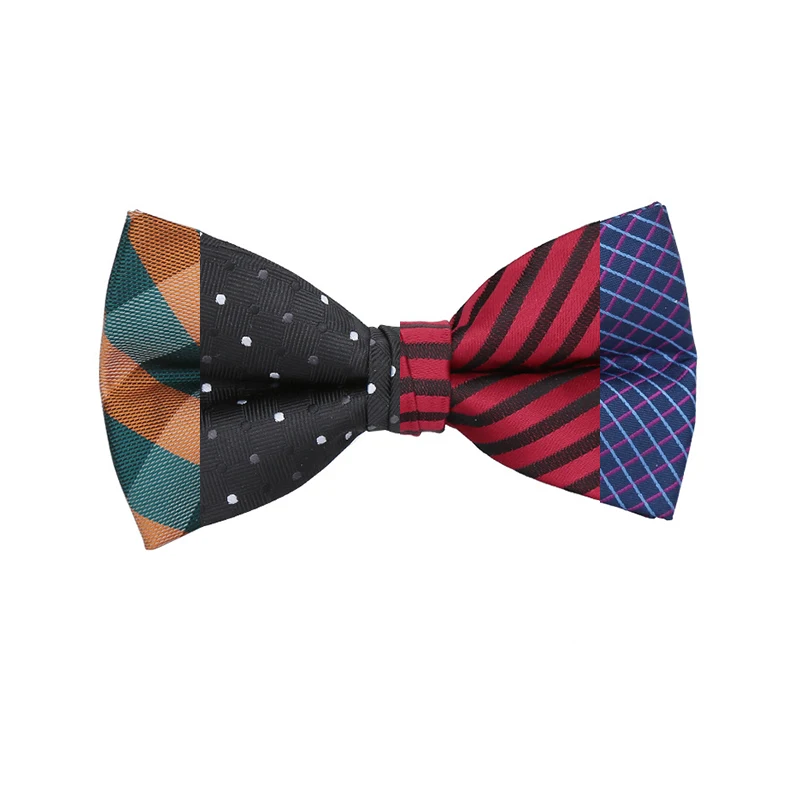 Custom Men Dark Green Plain Silk Satin Bow Tie for Wedding Self Bow Ties For Men Silk