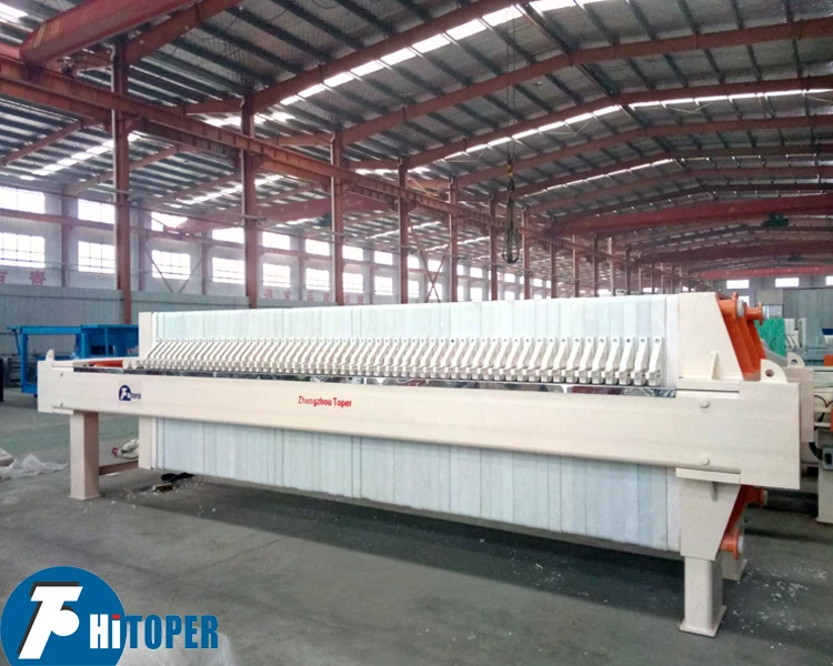 Factory Supply Water Filter Press Used in Feed Processing Plant Wastewater Treatment.
