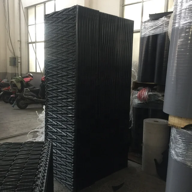 PVC Cooling Tower Fill 730mm Width With Strong Wetting Ability