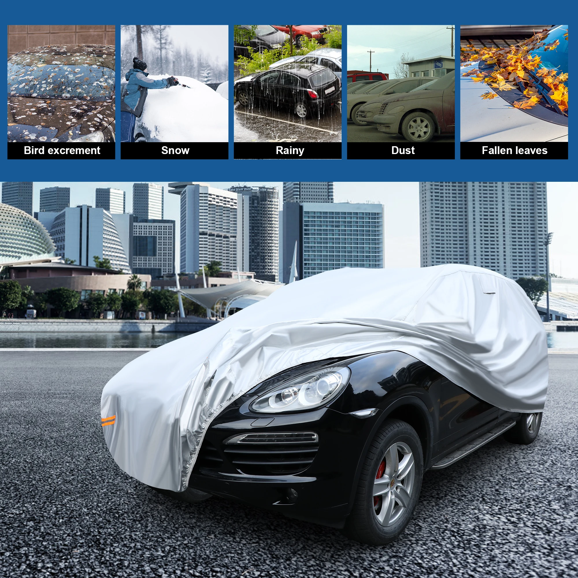 Wholesale High Quality Outdoor Waterproof Foldable Auto Suv Car Cover