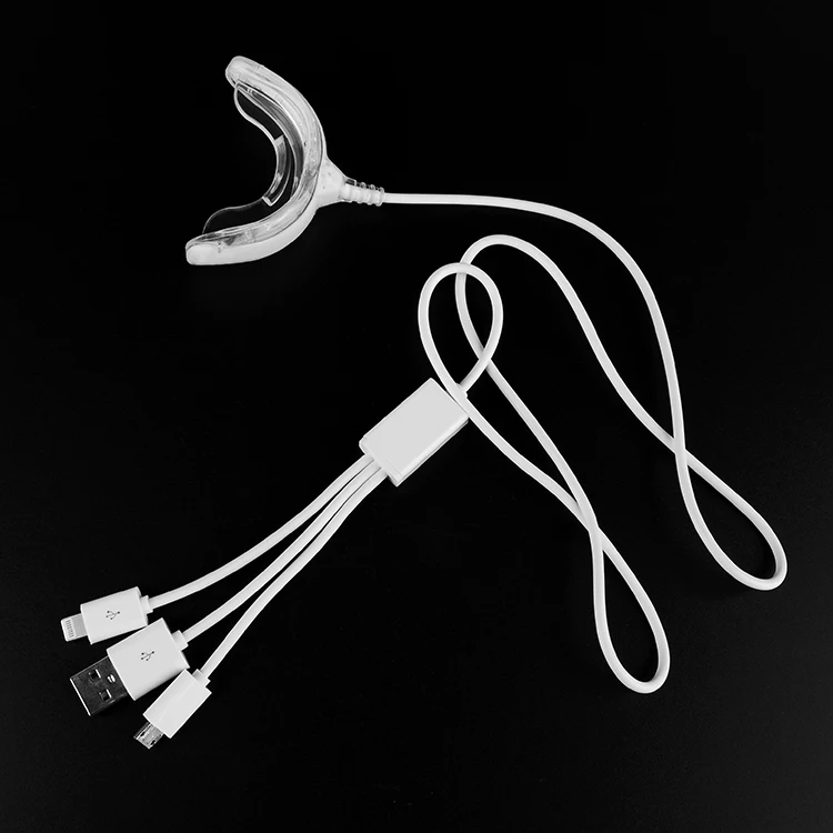 smilekit Teeth Whitening Light iPhone Smartphone & USB 16 LED Phone teeth whitener mini light