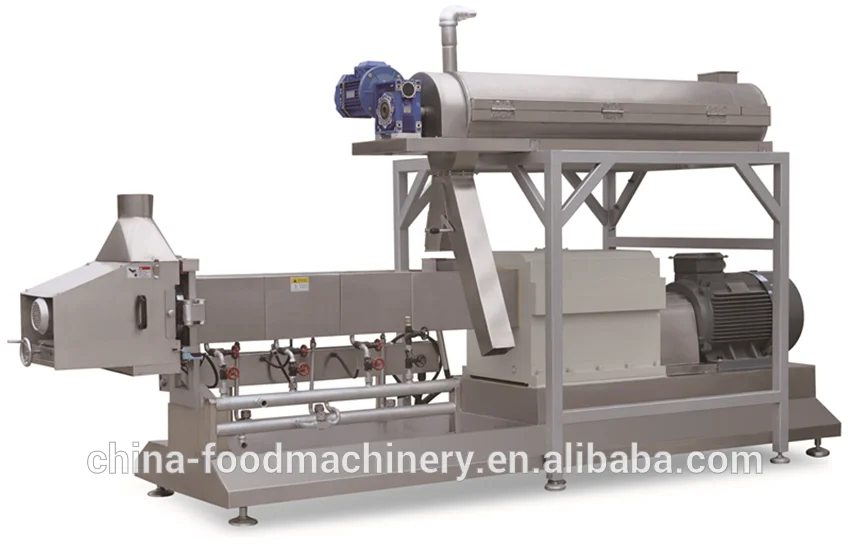 Full automatic high efficiency 55kw sinking floating fish feed production line floating fish feed pellet extruder