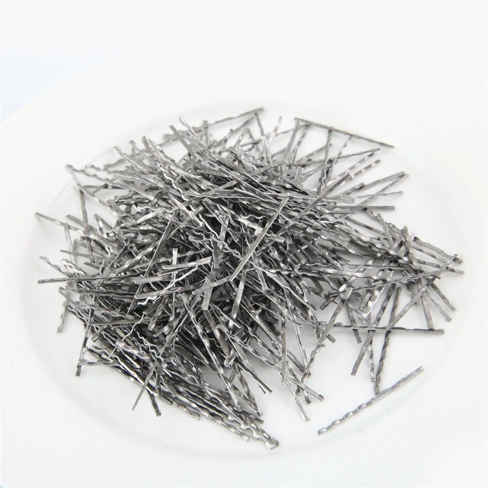 Construction Metal Building Materials Steel Fiber Concrete Waved Steel Fiber