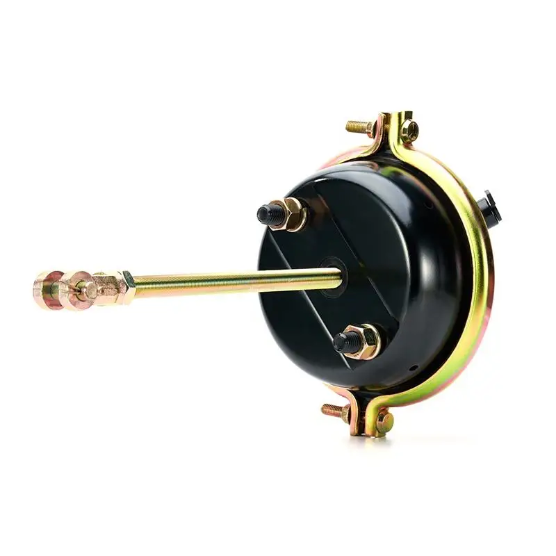 Target Brakes Heavy Duty Truck Brake Parts Single Diaphragm Type 30 Clamped 10.0 Inch Pushrod Length Spring Cam Brake Chamber