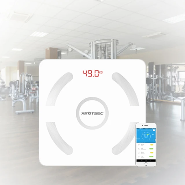 Alibaba Original Bluetooth Digital Weight Smart Scale Body Sport Fat Personal Compatible iOS Android Anylisis Weight Scale