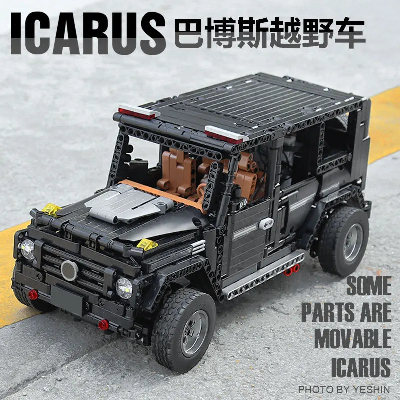 Формы King 13068 технические строительные блоки G-500 AWD Wagon 1628 шт. суперкар внедорожник детский игрушечный блок