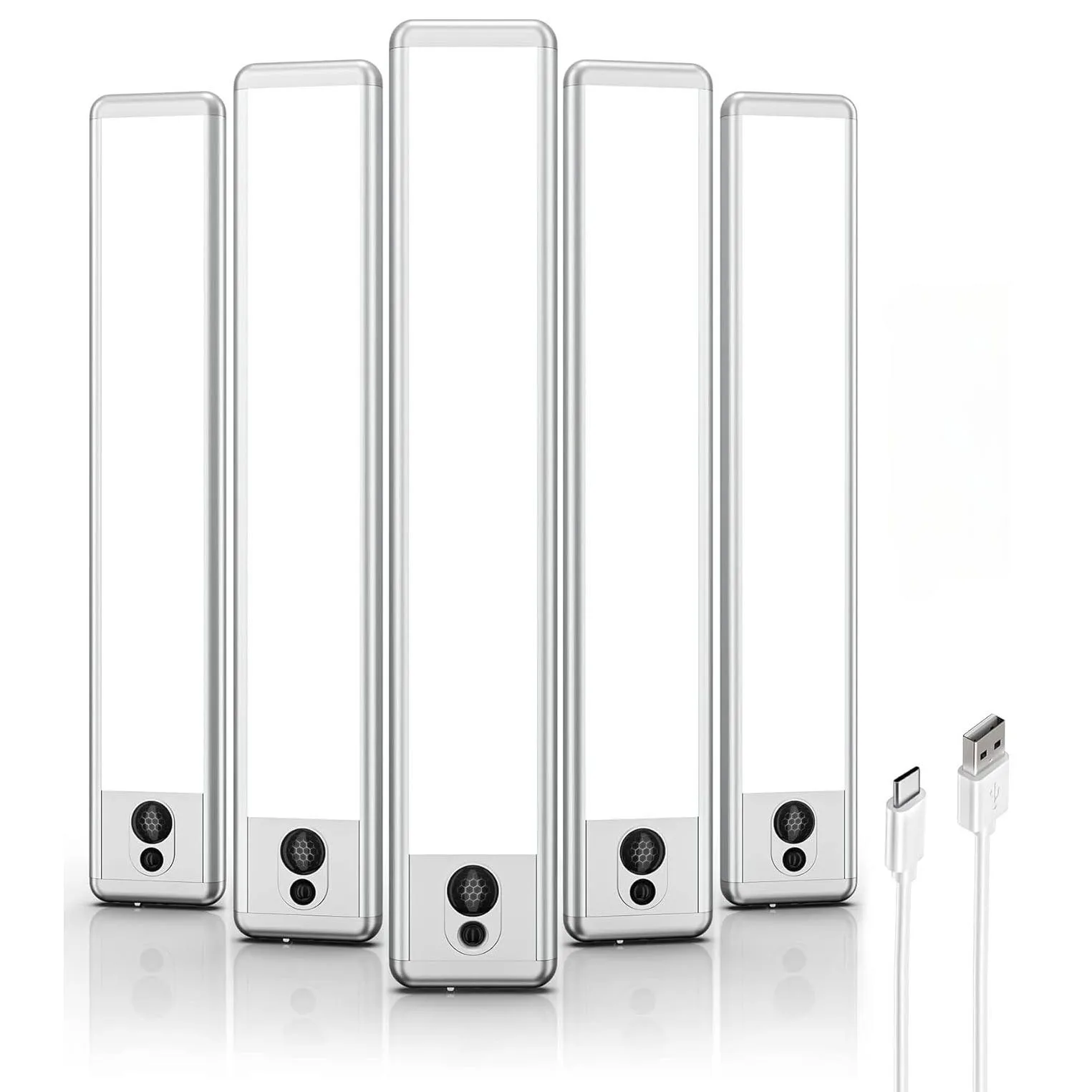 Wholesale Under Cabinet Motion Sensor Light 3000K/4000/6000K Kitchen Wardrobe stairs night light 20cm 30cm  led Cabinets Lights