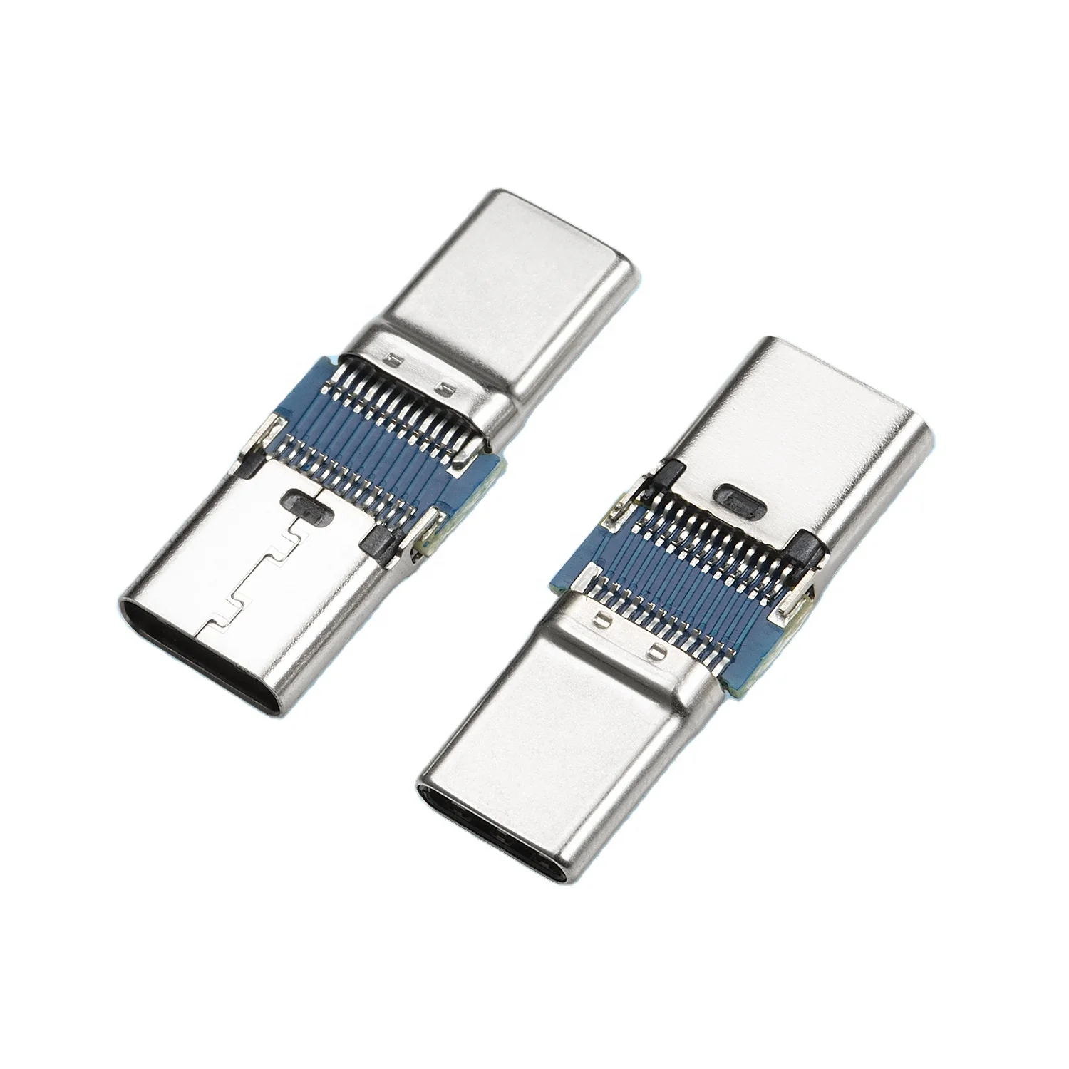 Factory manufactory usb 3.1 type c male connector to c female adaptor