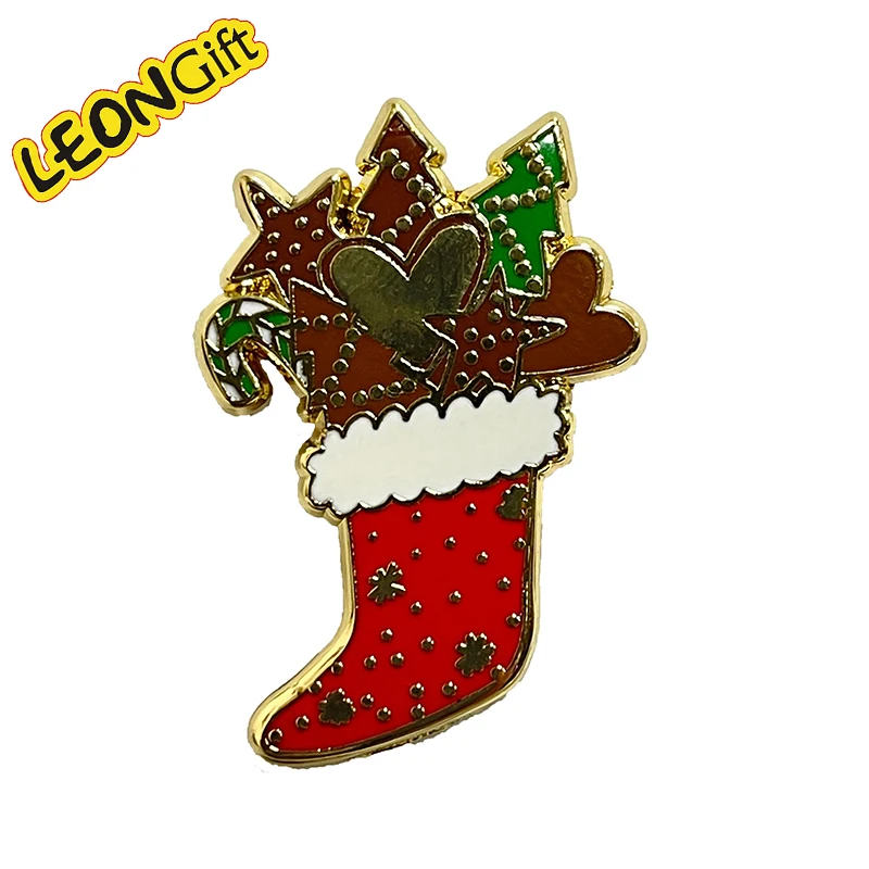 Leon Metal Gift Custom Enamel Pin Soft Enamel Pin Cartoon With Glitter Metal Badge Logo Cute Anime Hard Enamel Lapel Pin Custom
