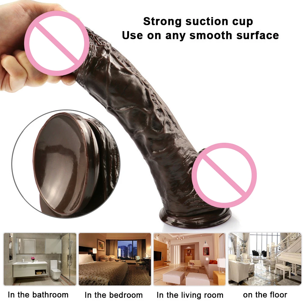 Big Dildos Jelly Gode Dick Couples Vagina Anal Plug Adult Toys Huge Penis Suction Cup Realistic Dildo Sex Toys for Woman