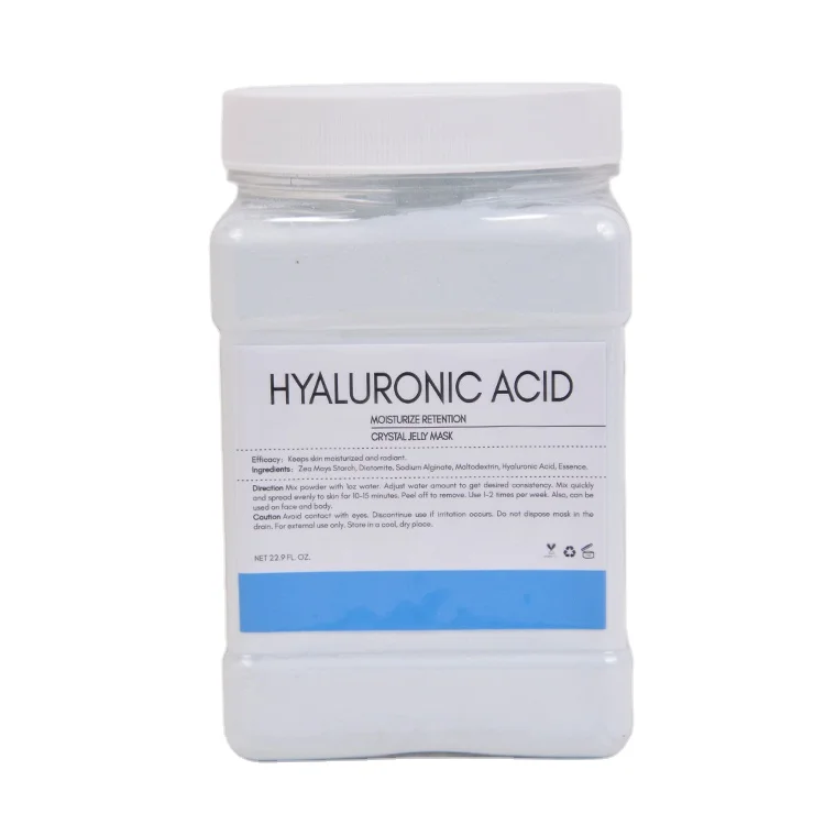 Jelly mask OEM Korea skin care bulk hyaluronic acid serum lavender face rubber mask sleeping peel off powder facial jelly mask