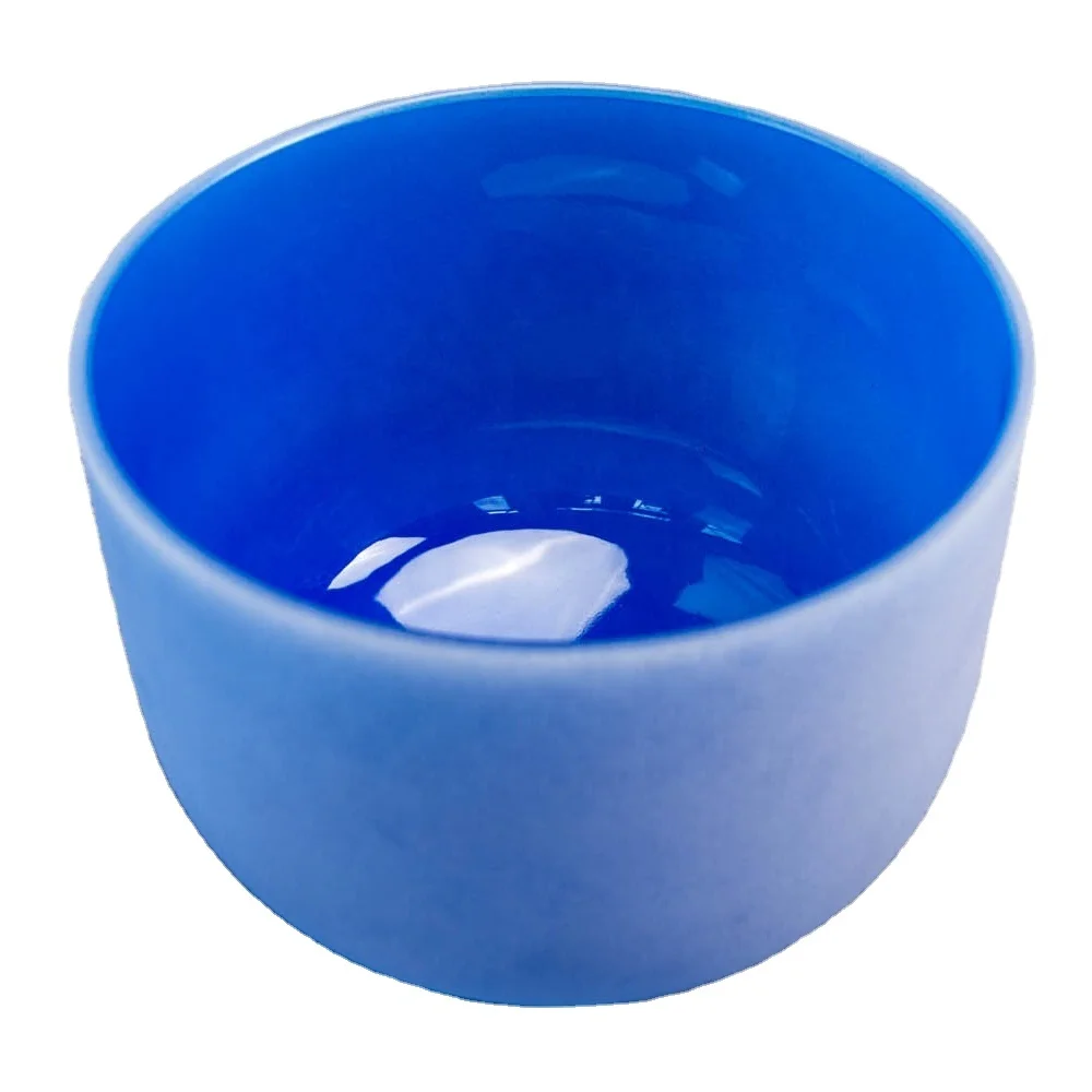 Набор чакр с кольцевой озвучкой 6-12, чаша для пения из матового кварцевого кристалла, оптовая продажа с завода, 440 Гц и 432 Гц