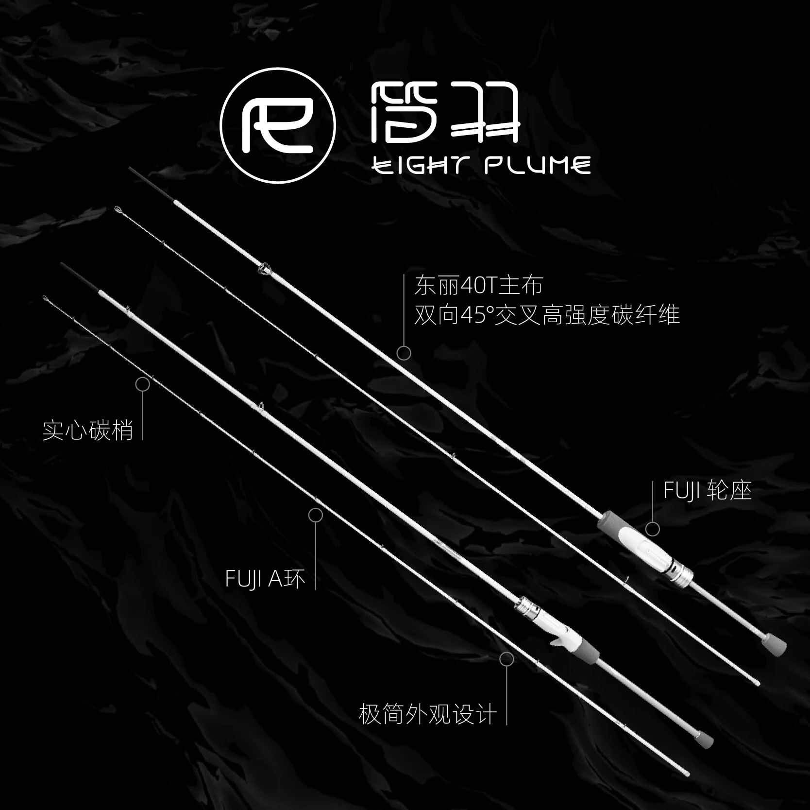 Ecooda Protolure DKL 1.57m-2.28m 2sec. Sea Bass Rods Casting Spinning Feeder Rods Freshwater Fishing Curly Mouthed Bigmouth Bass