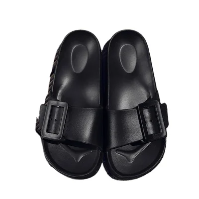 Fashionable single-button Birkin clasp flip flops for ladies flip-flops
