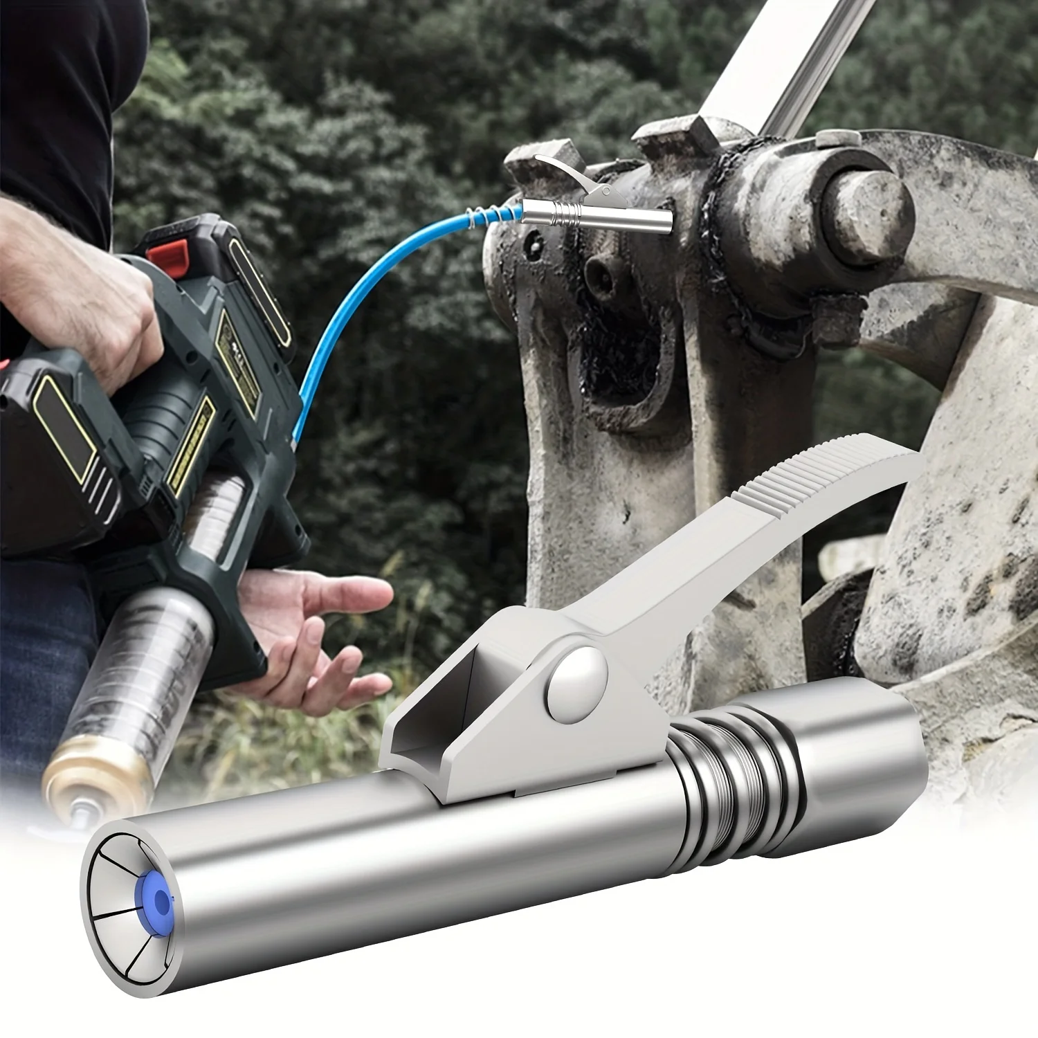 CLAUTOOL joint Coupler Handle Quick Release grease pump head nozzle adapter locking Tips Grease Gun Coupling connect Fitting