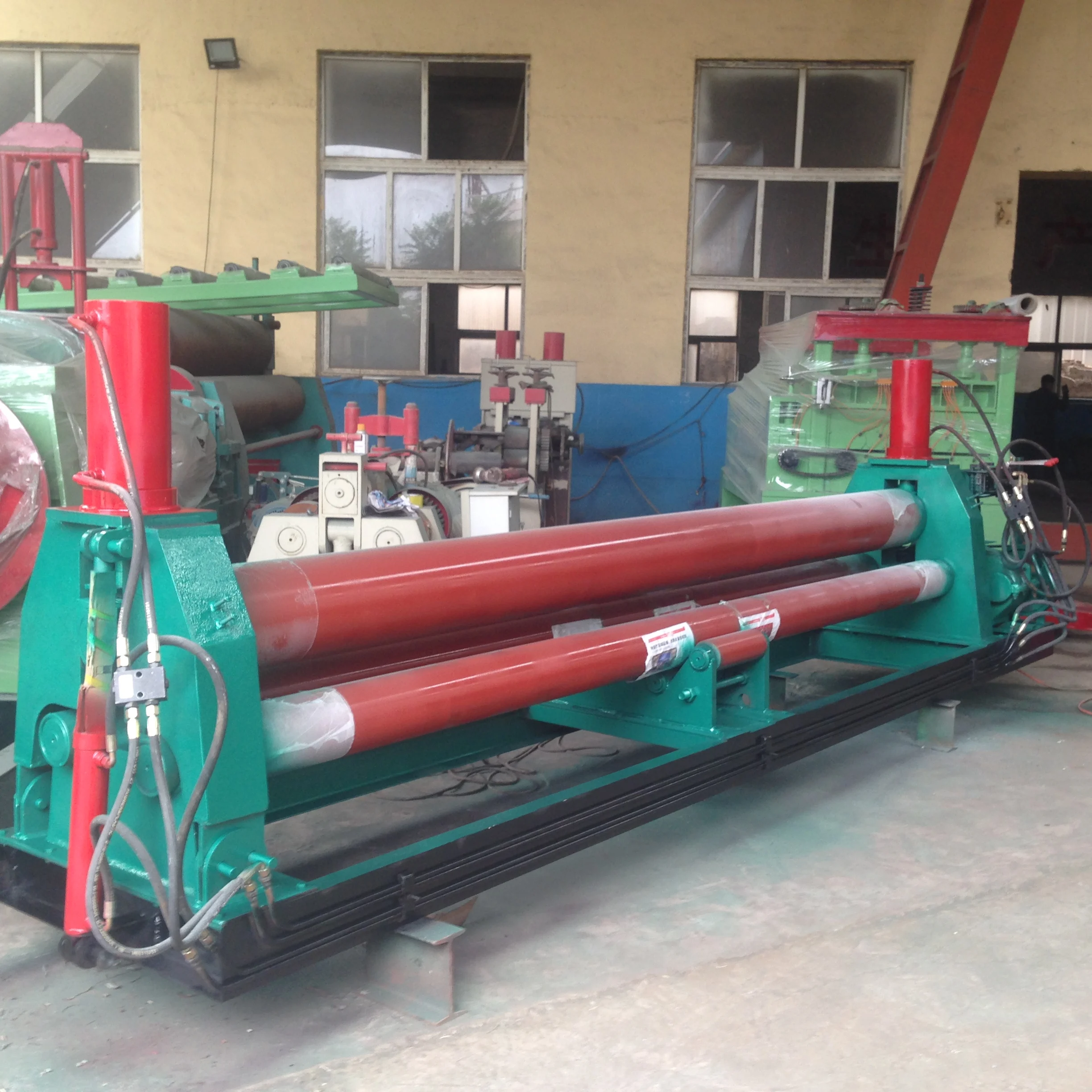 Steel plate rolling machine / 3 sheet roller bending machine