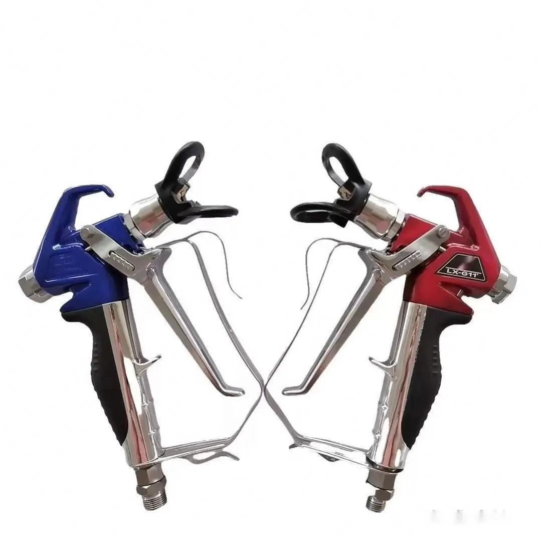 Professional High-Pressure Airless Paint Spray Gun Steel Pump Sprayer With Nozzle Guard for Efficient Paint Application