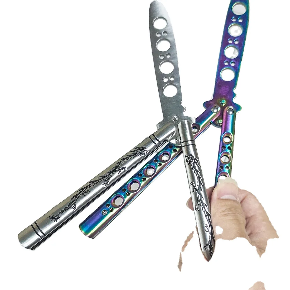 Wholesale Balisong AL-PK01 High QualityButterfly Knife OEM Avaliable
