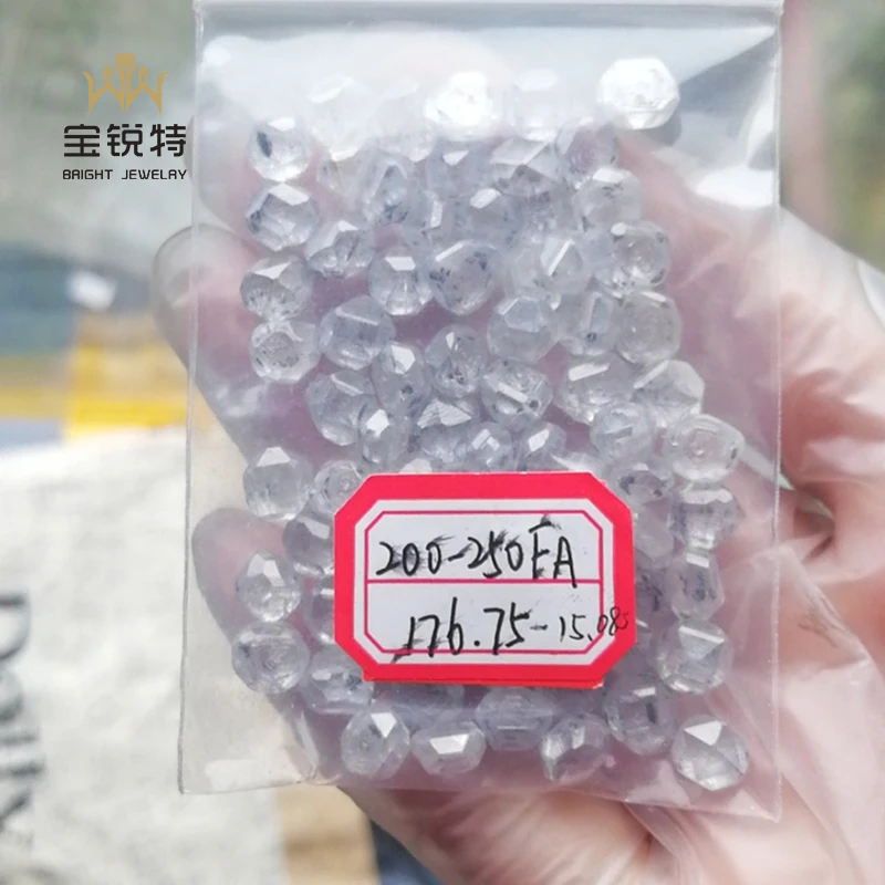 Wholesale HPHT Rough Lab Grown Diamond 1-10CT A+ a B Uncut White HPHT Rough Lab Diamond