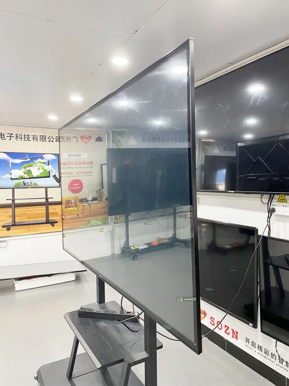 television 4k smart tv 100 inch With tempered glass 110 inch tv Android 11.0 interactive smart tv 85 inch original