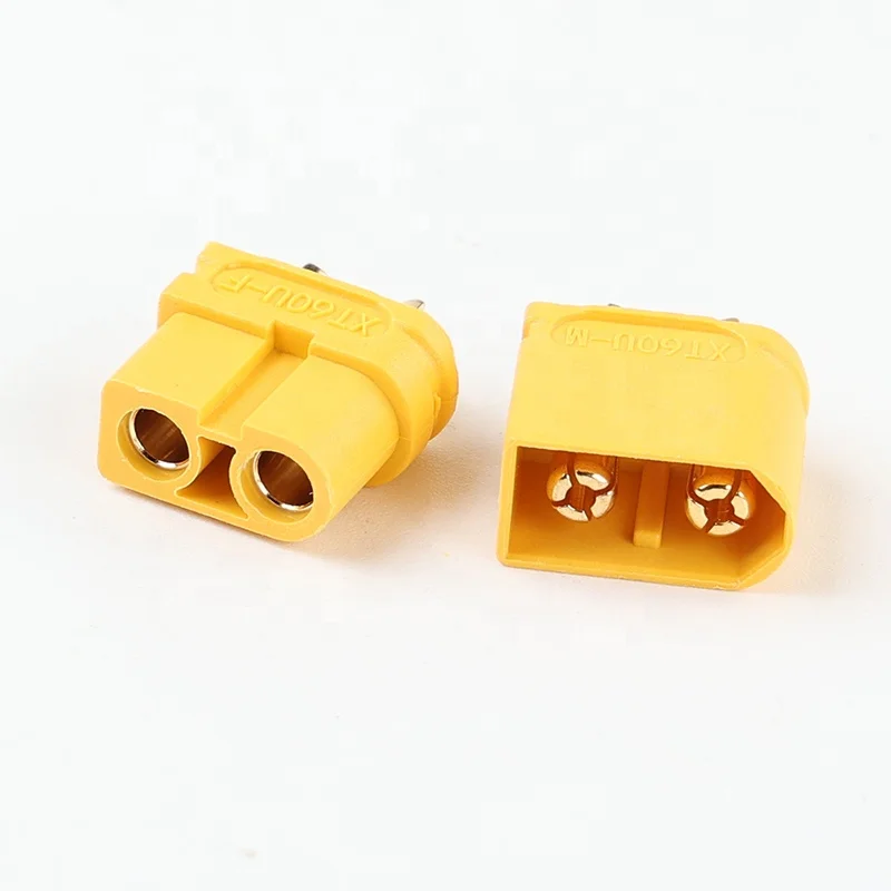 XT60U XT 60 Female 12#/14#/16# UL94-V0 Plated gold Plug Connector For Electric Melee Vehicle