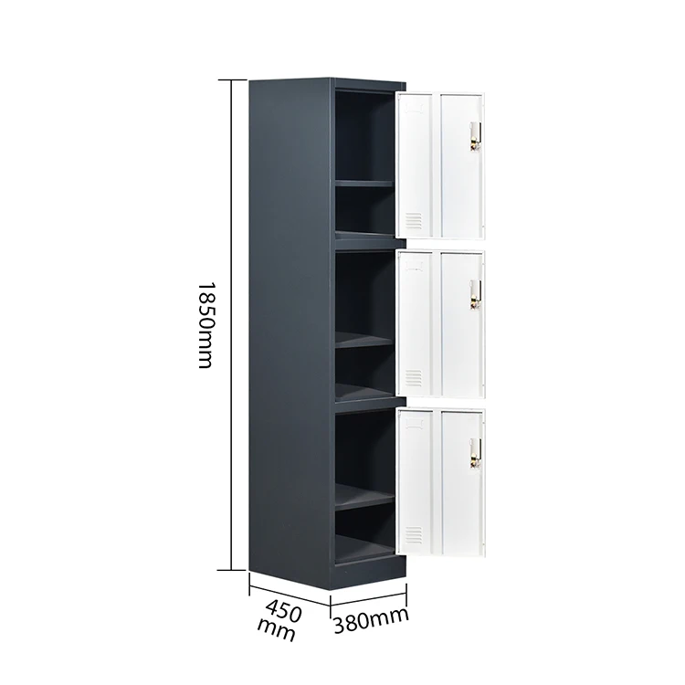 locker three floor durable use high quality cabinet locker for school staff use