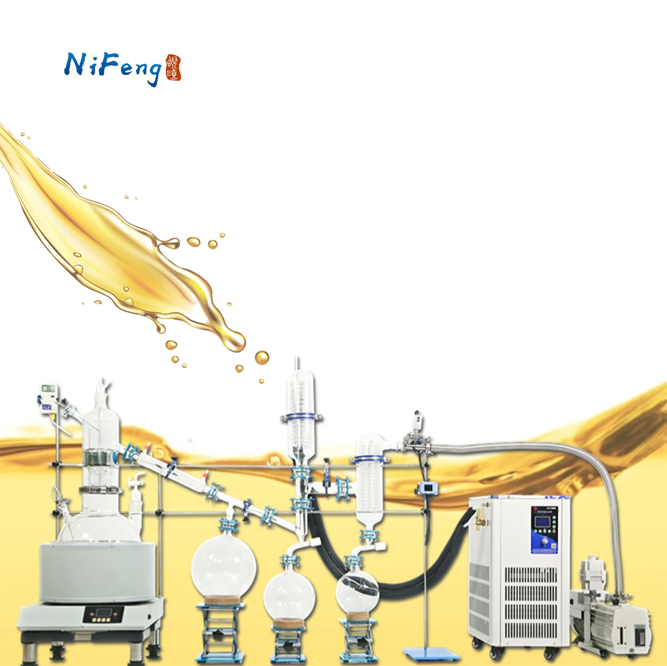 Short Path Hemp Distillation Vacuum Distillation Unit