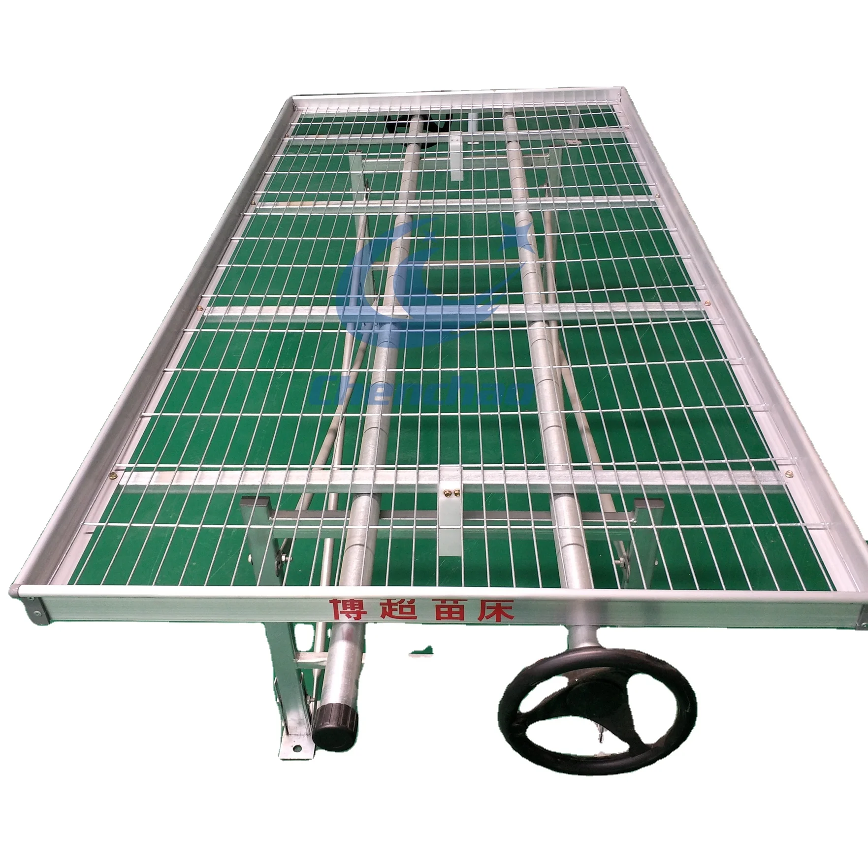 economic hydroponic rolling welding wire mesh bench