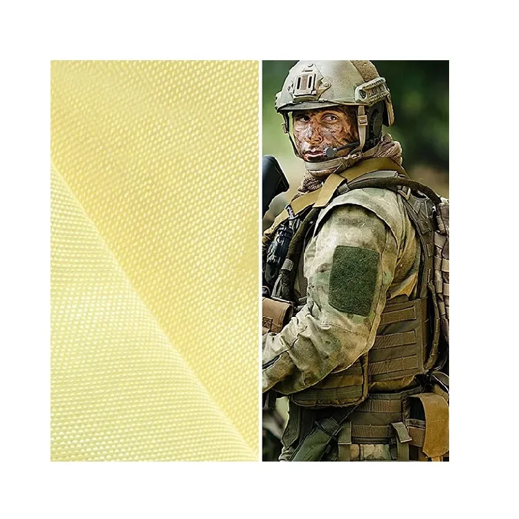 High temperature cut--resistant fiber wear-resistant waterproof para-aramid woven fabric Ballistic Kevlar Fabric
