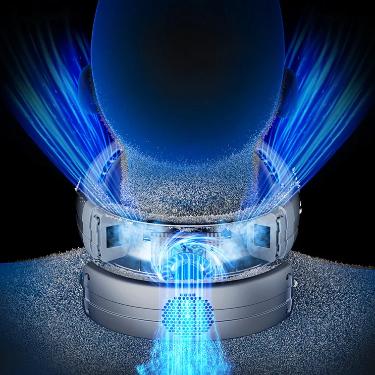 Neck Air Conditioner 4000mah Electric Portable Hanging Semiconductor Refrigerator Cooling Neck Fan For Outdoor Sports Fan